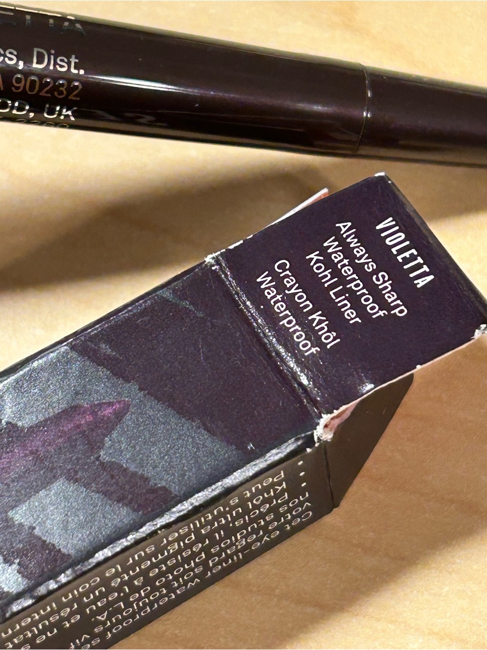 Smashbox Always Sharp Waterproof Kohl Liner - Violetta 0.01oz new